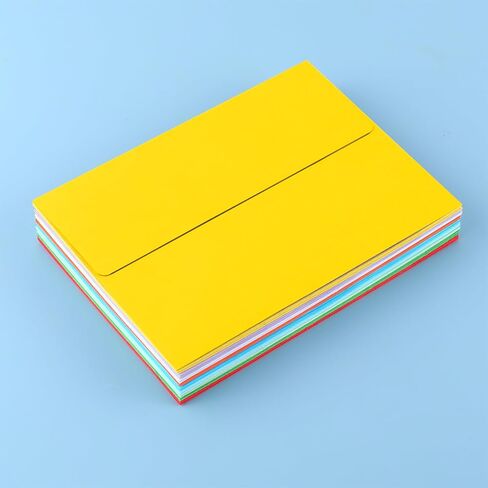 50 Pack 5x7 Kraft Envelopes for Invitations, A7 Envelopes Self Seal Printable Colored Envelopes, Ideal for Invitations, Weddings, Parties, Greeting Cards, Photos in Kuwait