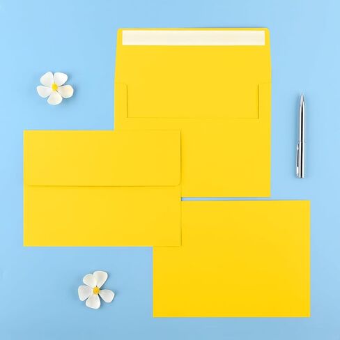 50 Pack 5x7 Kraft Envelopes for Invitations, A7 Envelopes Self Seal Printable Colored Envelopes, Ideal for Invitations, Weddings, Parties, Greeting Cards, Photos in Kuwait