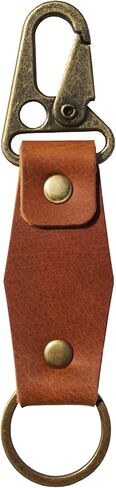 Genuine Leather Keychain Handmade Full Grain Leather Key Chain Tactical Leather Key Fob Keyrings for Men and Women in Saudi Arabia