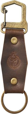 Genuine Leather Keychain Handmade Full Grain Leather Key Chain Tactical Leather Key Fob Keyrings for Men and Women in Saudi Arabia