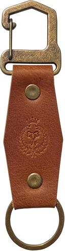 Genuine Leather Keychain Handmade Full Grain Leather Key Chain Tactical Leather Key Fob Keyrings for Men and Women in Saudi Arabia
