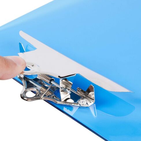 1InTheOffice Blue Plastic Clipboard 9x12 Spring Clip, 2 Pack in Saudi Arabia