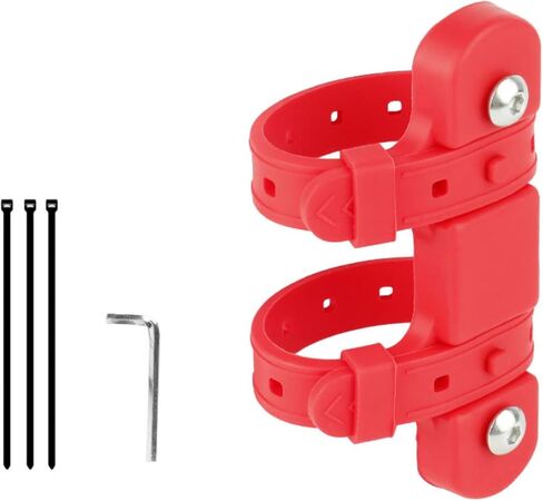 Bike Bottle Cage Mount Water Bottle Mounting Base,Soft Silicone Adjustable Cage Mount,Water Bottle Cage Mount Bracket for MTB Road Mountain Bicycle,Black in Saudi Arabia