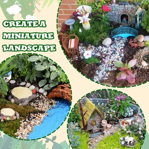Warmtree 18 Pcs Total 650Gram Diorama Supplies Kit,Model Trees, Rocks,Static Grass,Moss,Tree Powder，River,Tabletop Layout Terrain Scenery Landscape Model Railroad Sand Table Diorama Materials in Saudi Arabia