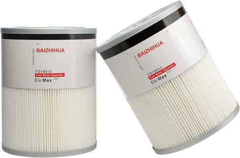 FS19915 (H&V) Fuel Filter with Water Separator Fits Cummins ISX15 Detroit Diesel DD13 DD15 DD16 Freightliner Cascadia Replace A4720921205 A0000903651 P551011 PF9804 33655 L9915F CS11122 in Kuwait