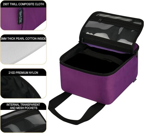 Beautyflier Travel Case for Navage Nasal Irrigation System Storage Fit Countertop Caddy Portable Neti Pot Carrying Bag Nose Cleaner for Sinus Organizer with Hanging Buckle Strap (Case Only) in Saudi Arabia