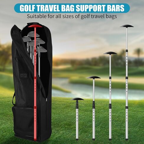 Golf Travel Bag Support Rod - Unbreakable Protection for Your Precious Clubs Golf Club Travel Support Arm in Kuwait