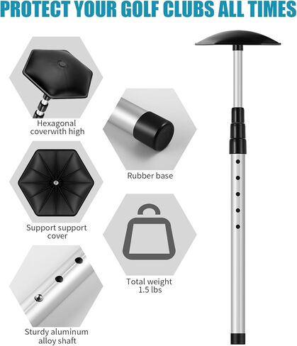 Golf Travel Bag Support Rod - Unbreakable Protection for Your Precious Clubs Golf Club Travel Support Arm in Kuwait