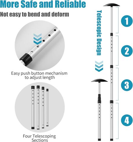 Golf Travel Bag Support Rod - Unbreakable Protection for Your Precious Clubs Golf Club Travel Support Arm in Kuwait