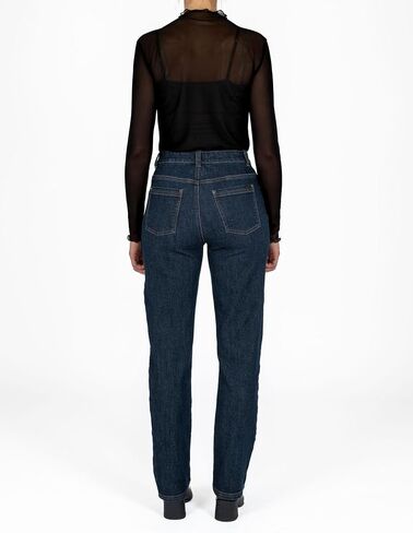 HUE Women's Mid-Rise Straight Leg Jeans in Saudi Arabia