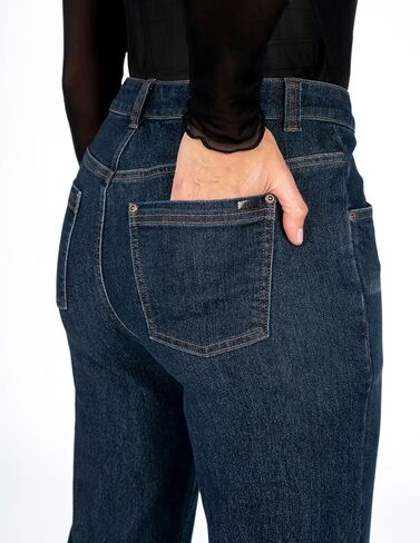 HUE Women's Mid-Rise Straight Leg Jeans in Saudi Arabia