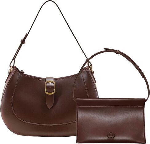 Vintage Vegan Leather Crescent Hobo Bag For Women Lunar Shoulder Purse Crossbody Satchel Under Arm Classic Lady Handbag in Saudi Arabia