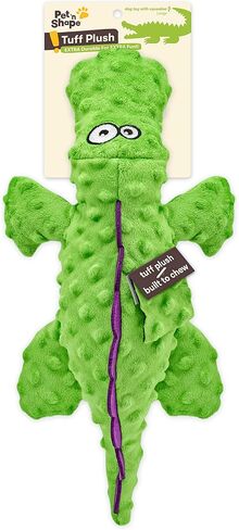 Pet 'n Shape Tuff Plush Gator Dog Toy, Small in Saudi Arabia