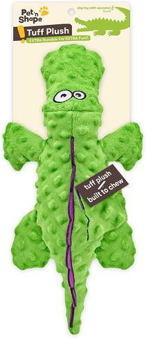 Pet 'n Shape Tuff Plush Gator Dog Toy, Small in Saudi Arabia