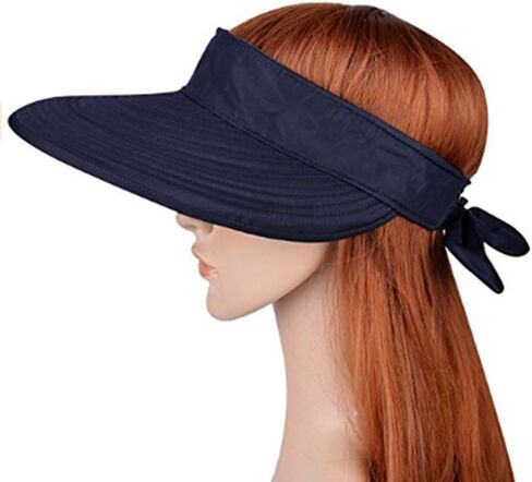 Summer Foldable Zipper Removable Sun Hat UPF50+ Beach Bucket UV Protection Cap in Saudi Arabia