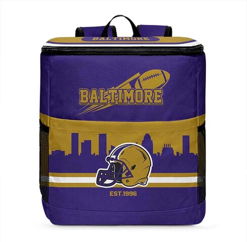 San Francisco City Football Fan Adult Men Backpack Cooler Insulated Leakproof 30 Can Beer Cooler Bag Picnic Cooler Bag, Portable Insulated Travel Cooler. in Saudi Arabia