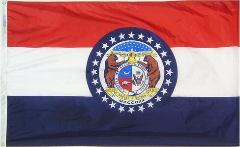 Annin Flagmakers Missouri State Flag USA-Made to Official State Design Specifications, 3 x 5 Feet (Model 142960) in Kuwait