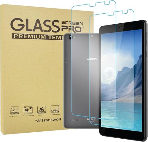 2PCS Tempered Glass for WHOOP Tab-8US2 Tablet Screen Protector, WHOOP Tablet Screen Protector 8 Inch in Saudi Arabia