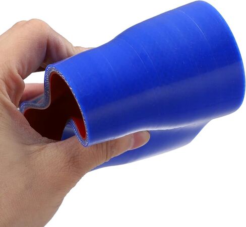 X AUTOHAUX 102-108mm 4.02 "-4.25" ID مستقيم سيليكون المخفض خرطوم سيليكون خرطوم مقرنة المبرد أنبوب أزرق أحمر للسيارة المبرد مدخل الأنابيب in Saudi Arabia