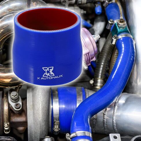 X AUTOHAUX 102-108mm 4.02 "-4.25" ID مستقيم سيليكون المخفض خرطوم سيليكون خرطوم مقرنة المبرد أنبوب أزرق أحمر للسيارة المبرد مدخل الأنابيب in Saudi Arabia