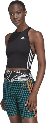 adidas Women's Aeroready Desgined 4 Training 3-Stripes Crop Tank in Saudi Arabia