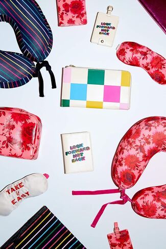 Ban.do Getaway Suitcase Tag for Travel, Durable Vegan Leather Luggage Identifier, Look Forward Not Back in Saudi Arabia