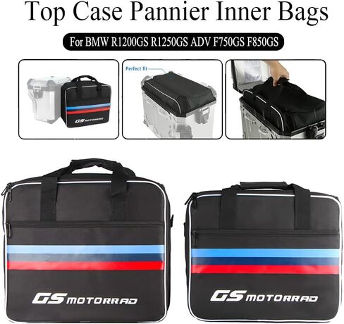 Motorcycle Luggage Inner Bag Expandable Top Case Pannier Saddlebag For BMW R1200GS R1250GS ADV LC 2004-2022 F850GS F750GS F700GS F800GS Saddle Bags Waterproof (1 Side Inner bag) in Kuwait