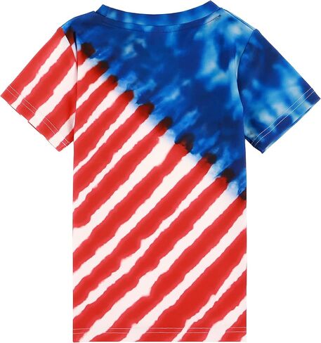 HH Family Boys 4th of July Shirt Kids Patriotic Dinosaur American Flag USA Shirts Tshirts Clothing in Kuwait