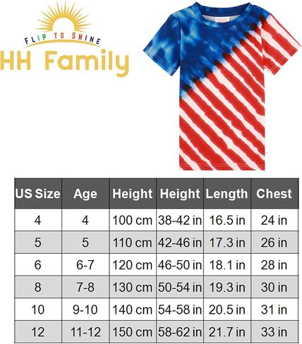 HH Family Boys 4th of July Shirt Kids Patriotic Dinosaur American Flag USA Shirts Tshirts Clothing in Kuwait