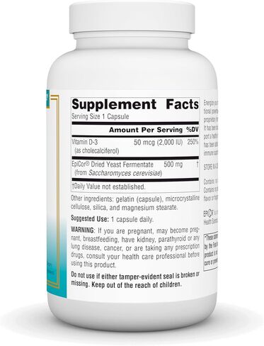 Source Naturals Wellness EpiCor with Vitamin D-3 for Heightened Immune Defense* - 120 Capsules in Saudi Arabia