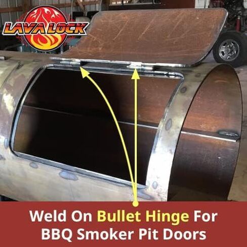 6" Bullet Hinge Steel Body & Pin, Brass Bushing & Grease Zerk 49753 (4) in Saudi Arabia