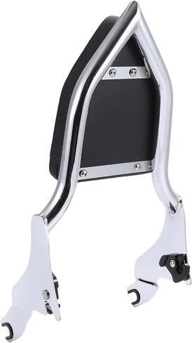 مسند ظهر للراكب الخلفي للدراجة النارية، مسند ظهر للراكب الخلفي قابل للفصل مناسب لدراجة Harley Touring Street Glide Road Glide Road King 2009-2022 (أسود) in Kuwait