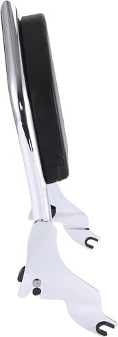 مسند ظهر للراكب الخلفي للدراجة النارية، مسند ظهر للراكب الخلفي قابل للفصل مناسب لدراجة Harley Touring Street Glide Road Glide Road King 2009-2022 (أسود) in Kuwait