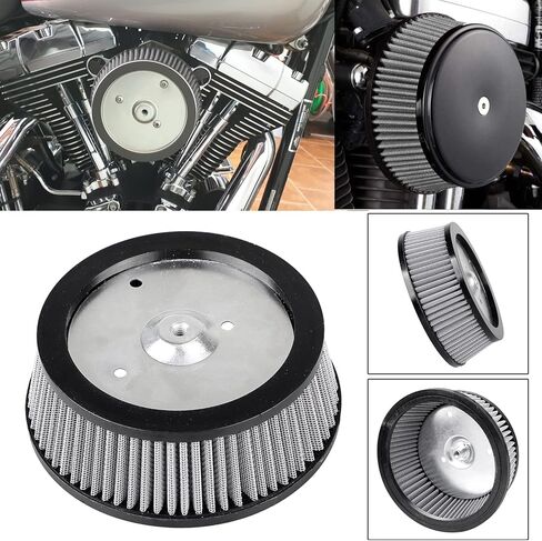 Big Sucker High Flow Stage 1 Red Air Cleaner Filter Intake Fit for Harley Big Twin Cam Softail Dyna Touring Road King Electra Street Glide in Kuwait