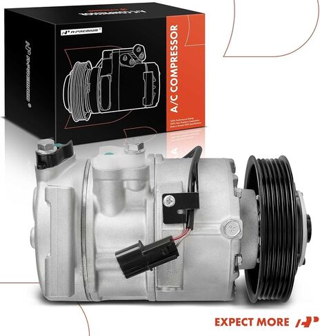 A-Premium Air Conditioner AC Compressor with Clutch Compatible with Hyundai Genesis Coupe 3.8L 2013-2016, 6-Groove Pulley in Saudi Arabia
