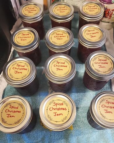 2" Canning Labels for Jars & Lids, 4 Different Wreath Designs, 500 Pcs Round Kraft Christmas Mason Jar Stickers, Food Labels Pantry Labels, Mason Jar Labels Spice Labels Bottle Labels in Saudi Arabia
