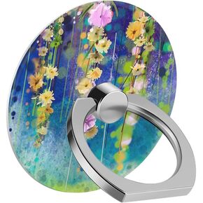 قبضة حامل حلقة الهاتف، طباعة مخلب الكلب، حلقة هاتف خلوي ذهبية سوداء تدور 360 درجة بمقبس حلقة إصبع معدنية متوافقة مع iPhone Samsung Galaxy LG Google Pixel iPad in Kuwait