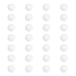 uxcell 28pcs Ceramic Bearing Balls 4mm 5/32" Diameter ZrO2 Zirconium Oxide Solid Ball G10 Precision Balls, White