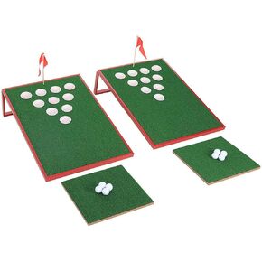 SPRAWL Golf Pong Cornhole Set Exciting Golf Chipping Game Pong Chip Shot Game for Tailgate Beach Backyard Man Cave in Saudi Arabia