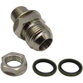 YL INC. New 10AN Turbo Oil Pan/Oil Return Drain Plug Adapter Bung Fitting no Weld