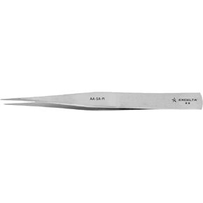 Excelta Straight Medium Point Tweezers, Anti-Magnetic Stainless Steel, Ideal for General Purpose Use, 5" Length, Intermediate