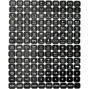 140Pcs Stickers Universal for 6 Gang, 8 Gang, 12 Gang Switch Panel