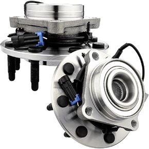 515098 Pair (2) Front Wheel Bearing Hub Assembly Fits for 2007-2010 Chevy Silverado 2500 2500HD 3500HD,Suburban 2500,for 2007-2010 GMC Sierra 2500HD 3500HD,Yukon XL 2500,for 2008-2009 Hummer H2