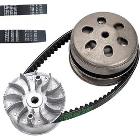 743+842 Gy6-150cc clutch CVT set include clutch Assembly and Variator Assembly with 743+842 belt, fit for GY6 125cc And 150cc 4-Stroke Engine Scooter ATV