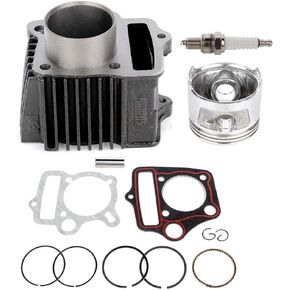 ECCPP New Cylinder Piston Ring Gasket fit for Honda ATC70 CRF70 CT70 C70 TRX70 XR70 SL70 Compatible fit for Cylinder Piston Gasket Top End Kit 12101-GB0-910