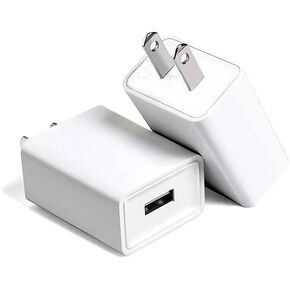 5V 2A USB Power Adapter for Wyze Cam, Blink Mini Pan, Nest Cam, Ring Spotlight, Ring Stick Cam, Kasa Cam, Google Nest, Furbo Dog, Dropcam,Arlo cam,YI Dome Security Camera Wall Charger (2 Pack)