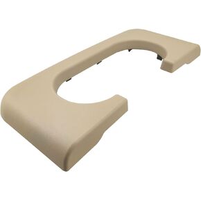 Center Console Cup Holder Armrest Compatible with Ford F250 F350 F450 F550 1999-2010 Grey(Hard Plastic NOT Padded)