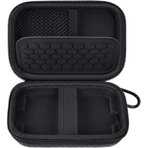 Carrying Case Compatible with Samsung T9 Portable SSD 4TB 2TB 1TB, USB External Solid State Hard Drive Storage Holder Bag Cover Fits for USB Cable（Black-Grey）(Box Only)