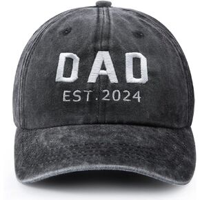 New Dad Gifts, Dad Hats for Men, First Time Dad Gifts, Dad 2024, Dad to be, Promoted to Dad, Adjustable Baseball Cap