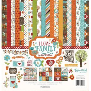 Echo Park Paper Company Love Family Collection Kit